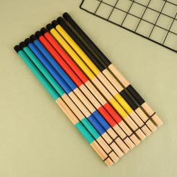 Bamboo drummer drummer with rubber handle, 1pair, percussão accessories, drummer - Image 5