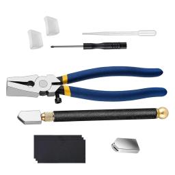 Vidro corte Tool Kit e conta-gotas óleo para Vitral, 10 pcs - Image 6