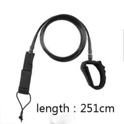 Segurança Straight Surfing Paddle Foot Rope, Ankle Leash para prancha e prancha de surf, Super Strong Paddle, 251cm - Image 6