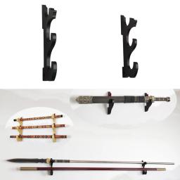 Wall Mount Espada Display Stand, Samurai Espada Rack, Decorativo Multipurpose Espada Suporte, 3 Camadas - Image 2