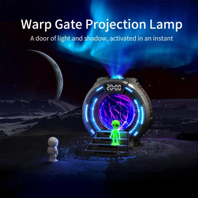 Stargate Astronauta Projetor de Luz LED USB com Bluetooth