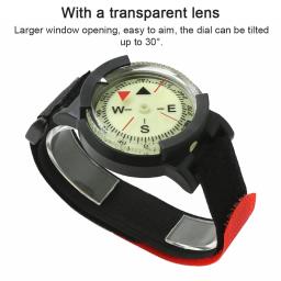 Mergulho subaquático Bússola de pulso, Waterproof Navigation Tool, Camping, Ciclismo, Atividade ao ar livre, 50m - Image 2