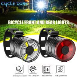 Luz traseira de bicicleta led, à prova d'água, mtb, 3 modos de iluminação, liga de alumínio, luz para capacete, selim - Image 1