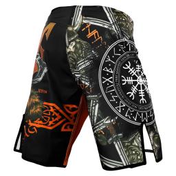 Mma guerreiro muscular esportes combate treinamento shorts jujutsu secagem rápida durável competição de fitness muay thai bicicleta ao ar livre - Image 6
