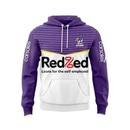 Australian Storm Rugby Jersey para homens, Hoodie, chapéu de treinamento, casa e fora, nome personalizado e número de impressão, qualidade superior, tamanho S-3XL, 2024 - Image 6