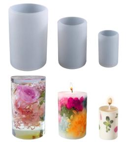 Molde de Silicone para Vela Cilíndrica, Artesanato DIY, Materiais para Fazer Vela, Decoração de Casa, Artesanal, Acessório, 2 cm, 3 cm, 4 cm, 5 cm, 6cm - Image 1