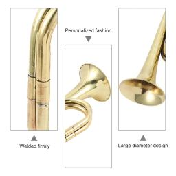Trompete profissional portátil, instrumento musical de vento tradicional, liga de cobre, trombetas, para iniciantes, presente de estudante - Image 6