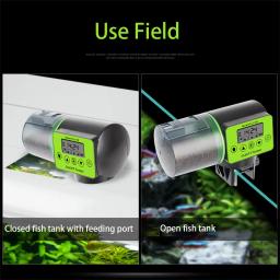 Alimentador automático de peixes para aquário Alimentador de tanques de peixes Temporizador de férias Dispenser ajustável - Image 5
