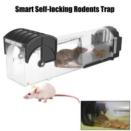 Smart Self-Locking Roedores Armadilha, Ratoeira para Interior e Exterior, Jardim Seguro, Plástico Reutilizável Doméstico Mouse Catcher - Image 1