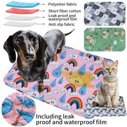 Lavável Pet Pee Pad, Tapete de fraldas reutilizáveis, Tapetes para cães, cama para cães, urina, treinamento, quatro estações - Image 2