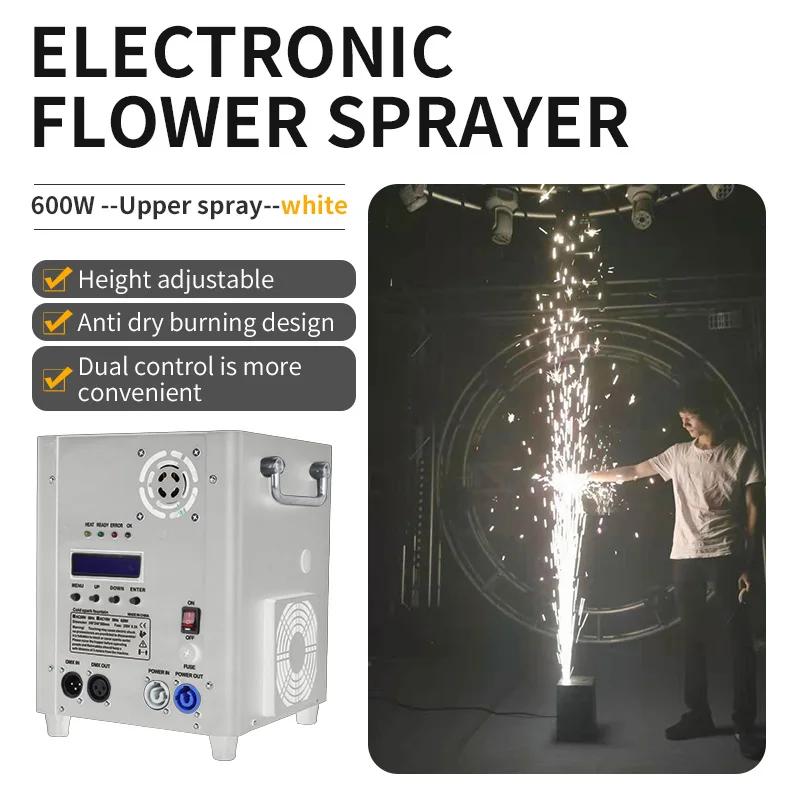 Máquina de faísca fria para palco, fogos de artifício, efeito faísca de casamento, DMX, controle remoto, chama fria, DJ Part, 600W - Image 1