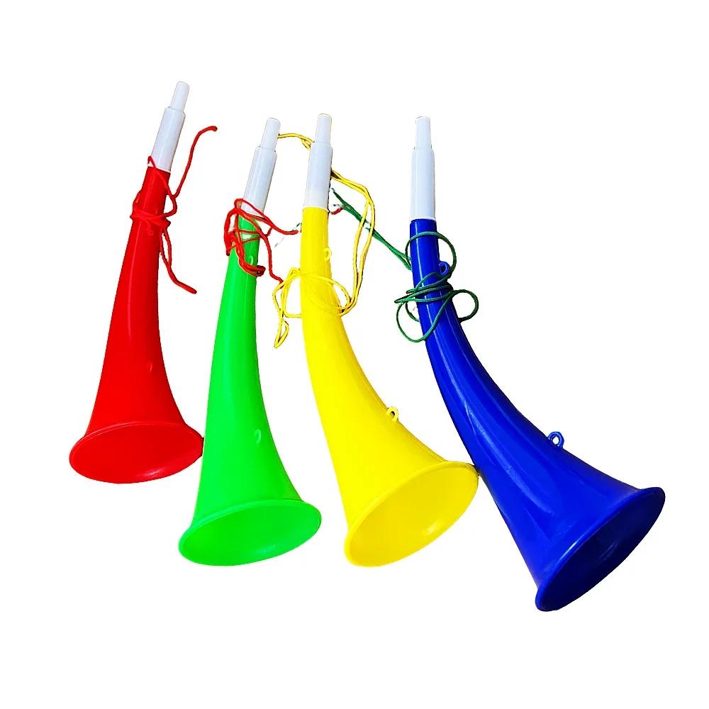Plastic Handheld Air Cheering Chifre para Futebol, Party Theme Game, Cheerleading Props, Fãs da Copa do Mundo, 2pcs - Image 1