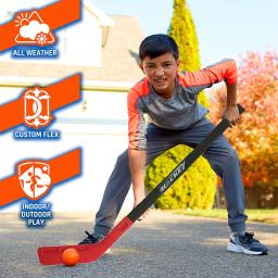 Polia de brinquedo infantil para esportes ao ar livre, vara de hóquei de plástico, polia ao ar livre, 72cm, um conjunto - Image 6