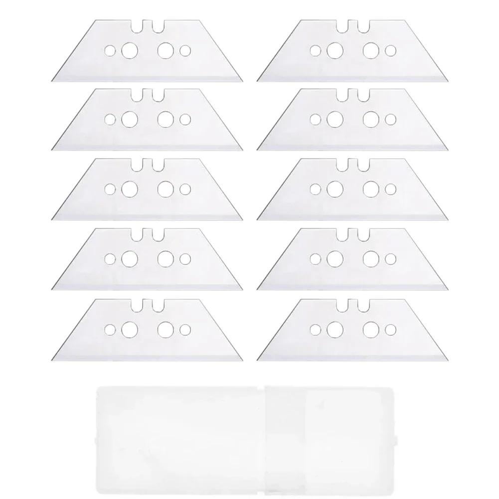 Conjunto de 10 Lâminas Trapezoidais de Substituição para Cortadores Multifuncionais de Artesanato