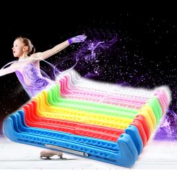 Elastic skate sapatos cobrir, gelo faca lâmina, comprimento protetor, ajustável figura, protetor de esportes aquáticos, 1 par, 2024 - Image 1