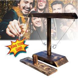 Jogos de arremesso de anel para crianças e adultos, festa em casa, jogos de tabuleiro de madeira portátil de ritmo rápido, pacote de escada, barras ao ar livre - Image 4