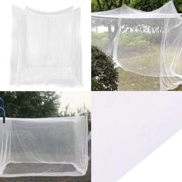 Mosquitos quadrados Cortina líquida com saco de transporte, Cama Canopy, Viagem, Camping, Outdoor, Home Decor, Net - Image 4
