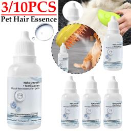 Escova de vapor para limpeza de animais, lavagem livre, soro do cabelo essência, grooming animal, depilação essência gato e cão, steamy, 10-3 pcs - Image 2