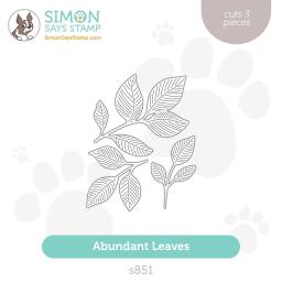 Addycraft-Metal Corte Morre Set, Em Relevo Die Cut, Folhas Abundantes, Scrapbook, Cartões De Papel - Image 2