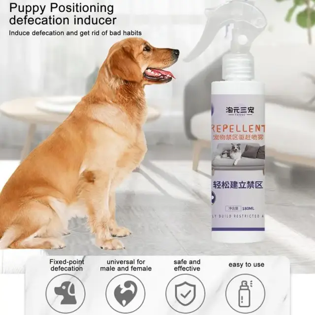 Spray Natural para Treinamento de Banheiro em Cães: Previne Mordidas e Cuida de Plantas com Efeito Agradável para Gatos e Filhotes