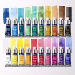 Conjunto de Tintas Aquarela Winsor e Newton Cotton, Tubos de Alta Transparência, Proporciona Leveza Excepcional, 10 20 Cores, 5ml 0.17 oz - Image 3