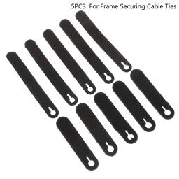 10 pçs 5/8cm braçadeiras de cabo de borracha para fixar abraçadeiras cablagem faixas de borracha acessórios do veículo elétrico da motocicleta - Image 1
