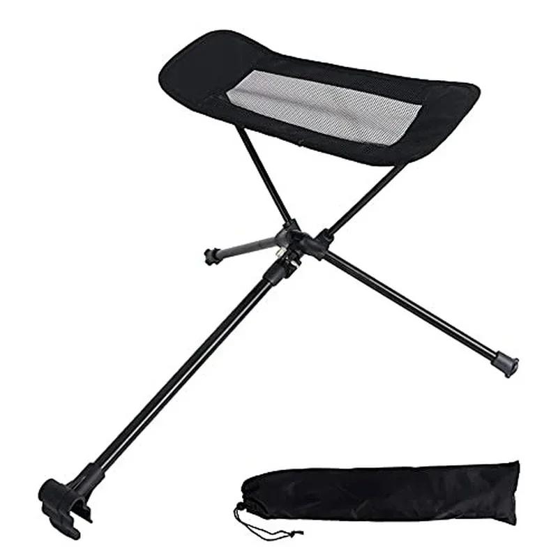 Portátil Folding Retrátil Footrest Kit Perna Resto, Cadeira De Acampamento, Balanço Reclinável, Praia da Lua, Pesca, Cadeiras Acessório - Image 1