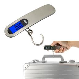 Balança eletrônica digital de 50kg para pesagem de bagagem, bagagem e bolsas de viagem para pesca ao ar livre, aeroporto, supermercado - Image 2