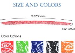 Neck Cooler Bandana para o verão, Body Ice Cooling Wrap Tie, refrescante lenço Headband, toalhas de pulso multifuncionais, 1PC - Image 2