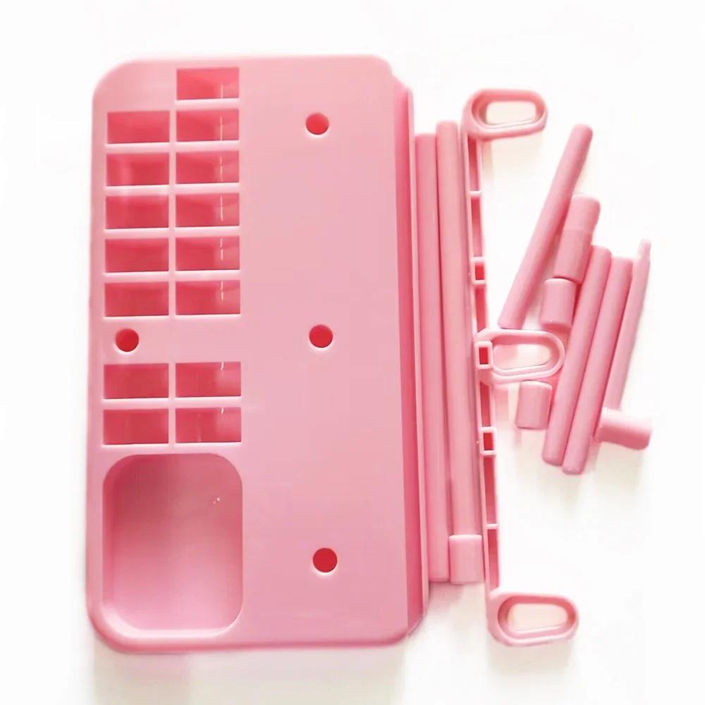 Suporte de linha de bordado com três carretéis, rack de costura, acolchoado para máquina de costura doméstica, acessórios de ferramentas de costura diy, quatro cores - Image 1