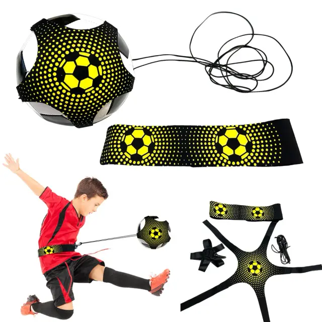 Treinador Ajustável para Pontapés de Futebol - Resistente ao Desgaste e Ideal para Práticas de Campo