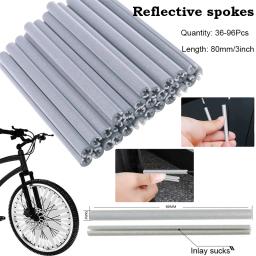 Refletor de raio de bicicleta, feito de material reflexivo, bicicletas de montanha e estrada, 1,9-2,4mm, 36-96pcs - Image 1
