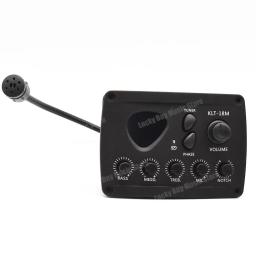 Klt-18m 3-band captador violão, com placa de microfone para 6 cordas, acessórios de guitarra folk - Image 2