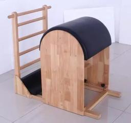 -2024 base de madeira para ioga, com placa, equipamento de couro de microfibra, madeira de bordo, pilates, escada ajustável, barril - Image 5