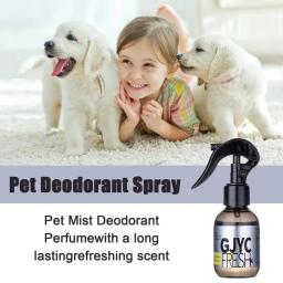 Spray de perfume corporal duradouro para cães e gatos, desodorante com trava de segurança, perfume fresco natural, suprimentos para animais, 100ml - Image 5