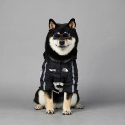 Suprempet pet cão jaqueta de chuva roupas cachorro à prova de vento trajes do cão para cães grandes à prova dwaterproof água roupas para animais estimação bulldog francês casaco - Image 2