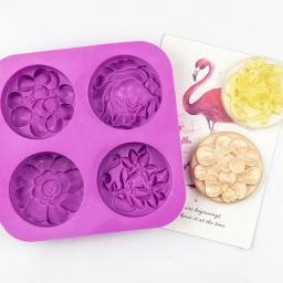 Moldes de sabão de silicone criar versátil retângulo oval flor sabonetes delicioso bolo artesanal chocolates doces molde - Image 3