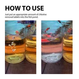 Comprimido desclorador água com eficiência limpeza água para tanques peixes - Image 3