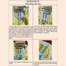 Kit de ferramentas de tricô doméstico pequeno, mini tecelagem, conserto de roupas, ferramenta de reparo artesanal, fácil de transportar - Image 6
