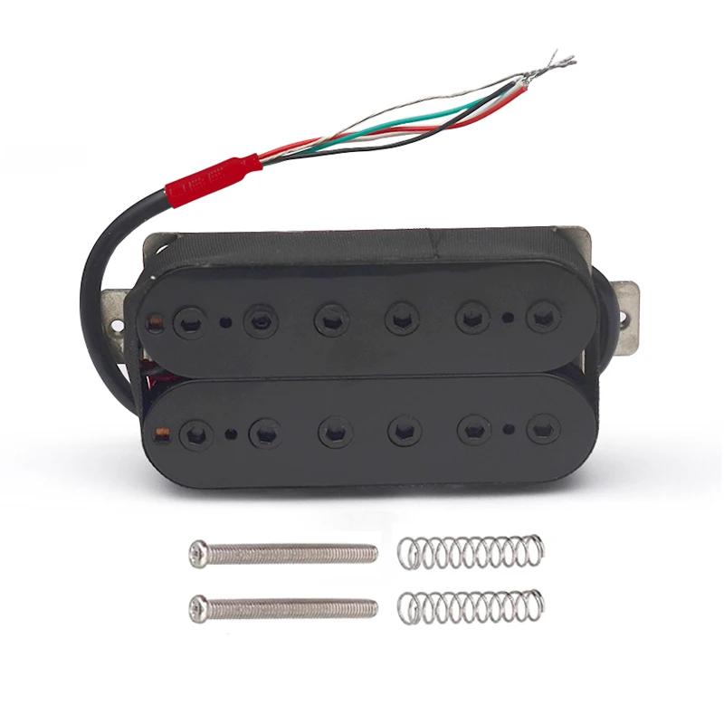Vintage alnico 5 humbucker captador bobina dupla guitarra elétrica ponte captador peças de guitarra preta som quente preto - Image 1