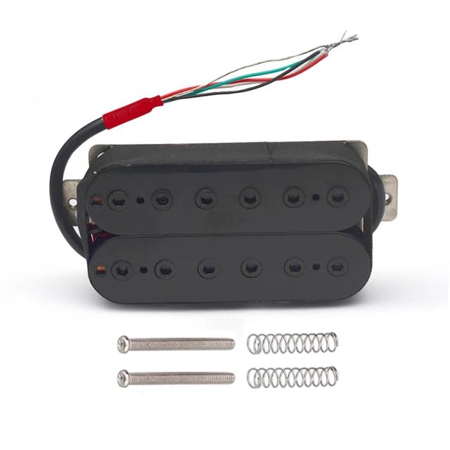 Humbucker Vintage Alnico 5 para Guitarra Elétrica - Captador Preto com Som Quente para Ponte
