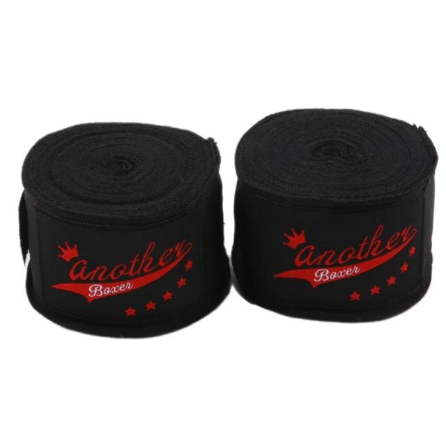 Faixa de Algodão para Boxe e Muay Thai com Suporte de Pulso, Estampa Skull, 2 Rolos de 3m e 5m para Kick Boxing e MMA