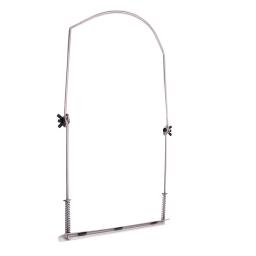 24 buracos porta-pescoço gaita, armação metálica, harpa, boca modelo, acessório órgão (prata) - Image 4