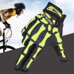 Esqueleto Pata Motocicleta Luvas Ajustável Leve Ciclismo Luva Respirável Dirtbike Luva para Motocross Corrida Outdoor Sport - Image 1