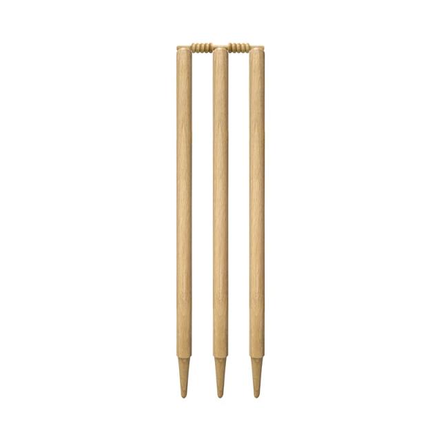 Conjunto de 3 Toccos de Madeira para Cricket Artesanal com Equipamento de Corte Sólido e Padrão Internacional
