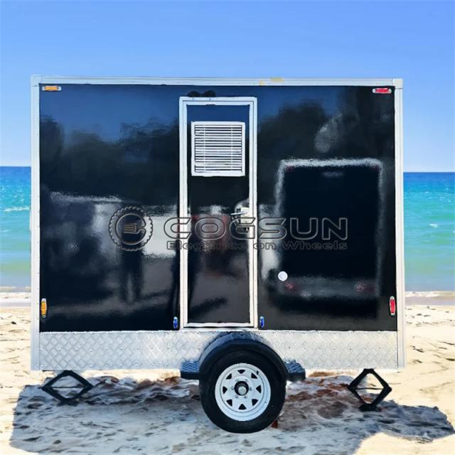 Reboque de Banheiro Luxuoso para Eventos Esportivos - Opção Móvel e Portátil Top-Rated