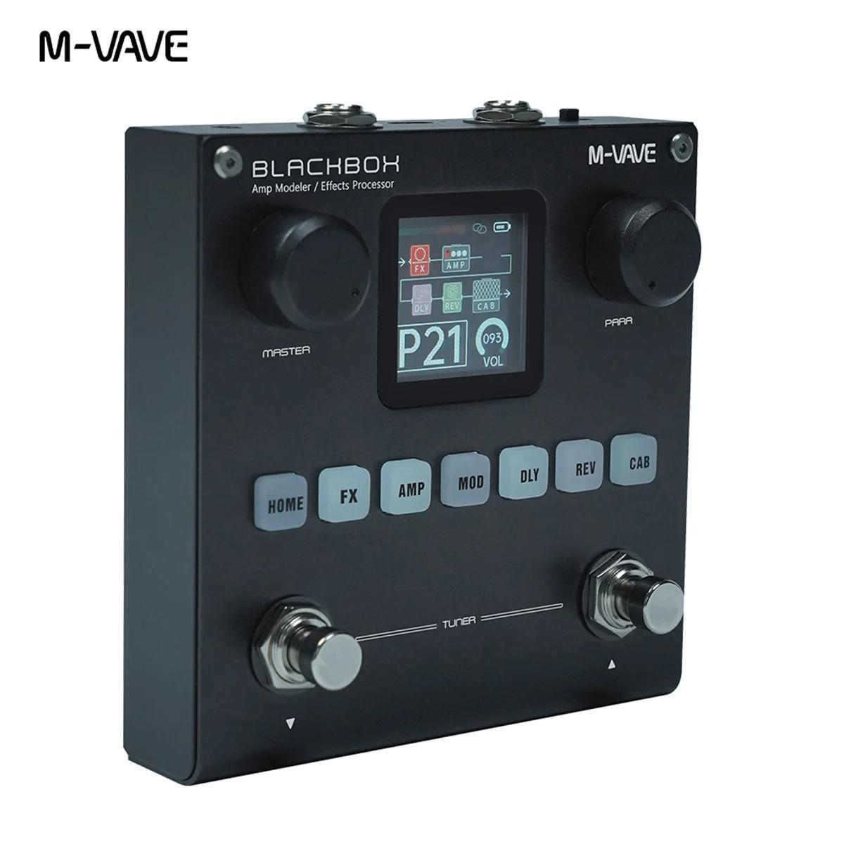 M-VAVE-Efetor multifuncional de pedal de guitarra e baixo, bateria embutida, 80 presets editáveis, 6 módulos de efeitos - Image 1