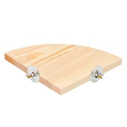 1pc animal de estimação pássaro papagaio plataforma de madeira suporte rack brinquedo hamster ramo poleiros para gaiola de pássaros brinquedos 3 tamanhos pet station board - Image 4