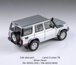 Carros de brinquedo diecast liga, modelo de simulação, presente coleção, LandCruiser 76, escala 1:64, para6464 - Image 4