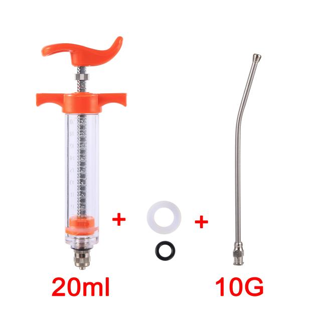 Seringa de Alimentação para Papagaios e Pássaros - Alimentador de Leite e Animais com Agulha de Alta Qualidade, 10ml e 20ml